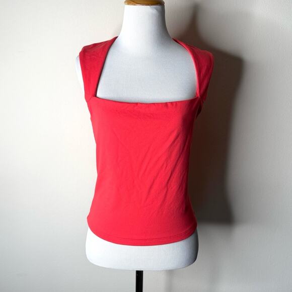 Abercrombie Coral Square Neck Seamless Top - Picture 3 of 7